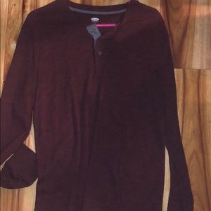 Burgundy long sleeve